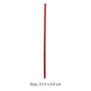 4pcs Reusable Drinking Straws Brush Set Drinks Supplies (Red Straight)