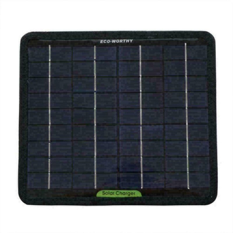 Car Solar Panel 12V 5W Solar Trickle Current Charger Waterproof O1I3 P9R8 M2K2