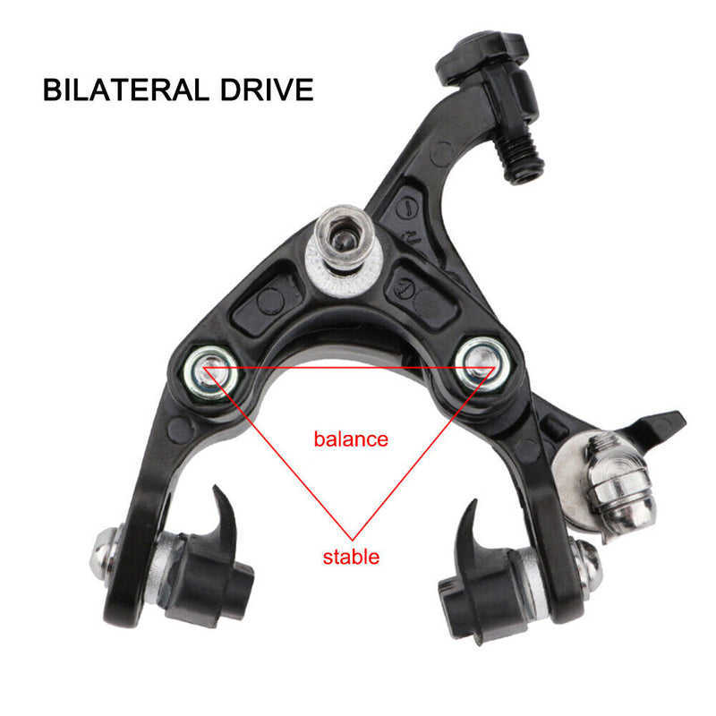 Aluminum Road Bicycle C Brake Caliper Bike Front Rear Brake Handles (Front)