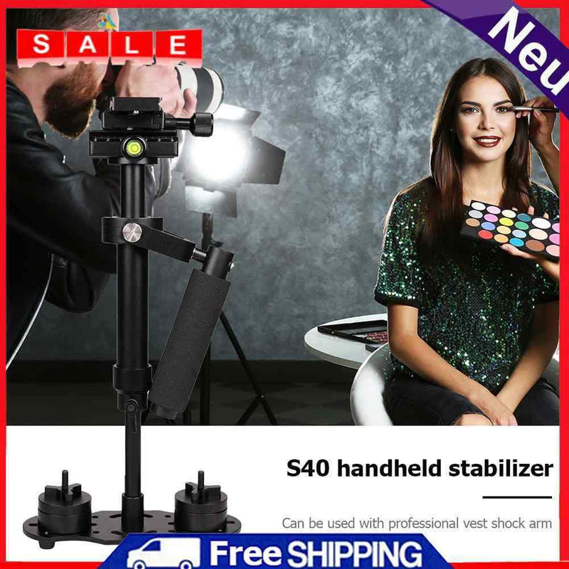 Portable S40 Aluminum Alloy Handheld Stabilizer Steadycam for DSLR DVD Cam