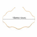 Party Accessories Wave Bending Thin Headbands Hair Hoop Metal Headdress