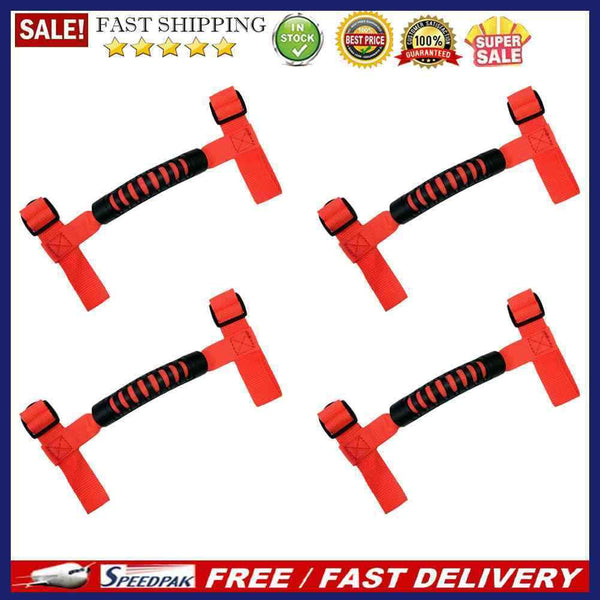 4pcs Automotive Grab Handles Non-slip Car Roll Bar Grab Interior Accessories