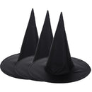 Dress Party Props Decor Wizard Cap Halloween Witch Hat Black Costume Headwear