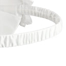 Ivory Bow Wedding Ceremony Party Love Case Satin Flower Girl Basket Superb