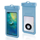 Waterproof Case Swimming Underwater Mobile Phone Pouch Bag (Grey Blue)