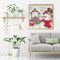 Oil Paint By Numbers Snowman Frameless Picture Craft Kit for Home Living Room
