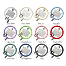 Hanging Ring Phone Silicone Chain Anti-Lost Lanyard Bracelet (Clear White)
