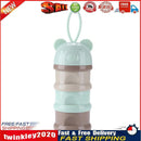 Portable Baby Food Storage Box Bear Shape Milk Powder Container (A Green) Newly