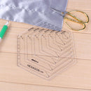 Quilting Ruler Cutting Ruler DIY Home Sewing Tools Acrylic Patchwork Craftsman