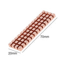 For M.2 2280 PCI-E NVME SSD Heat Sink Hard Disk Computer Cooler Copper Radiat