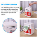 Electronic Password Coins Safe Box Deposit Piggy Bank Toys (White) Newly