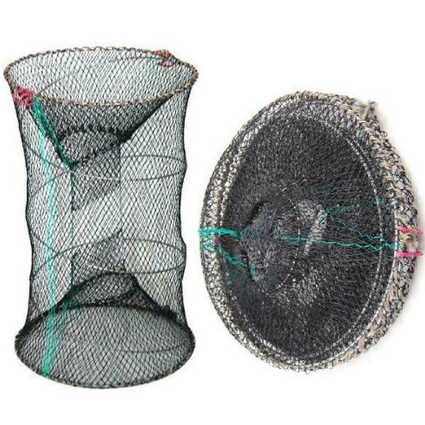 Lobster Crab Net Bait Live Trap Pot Eel Fish Prawn Fishing Cage N3T7 Shrimp B0M9