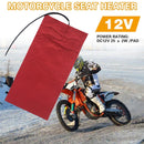 12V Universal Carbon Fiber Seat Heater Cover Heating Pad Motorcycle ATV UTV#