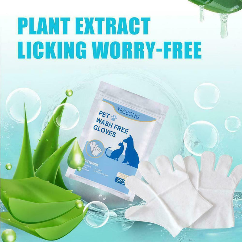 Pet No washing glove Pet Cleaning Gloves For Cats Supplies 45g Pet and Dog Y5I9