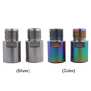 Bike Pedal Extender Extension Bolts Spacers Axle Crank Pedal (Colorful)