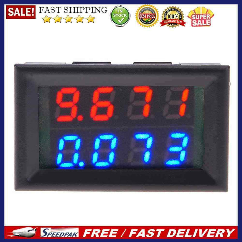 0.28inch Four Digits Digital Voltmeter Current Voltage Meter 0-100V 0-10A