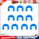 10pcs Bike Bicycle C-Clips Buckle Hose Brake Gear Cable Housing Guide(Blue)