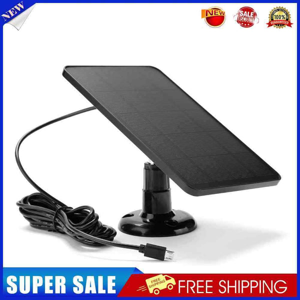 10W Solar Cells Charger 5V Portable Monocrystalline Solar Panels 3x (Black)