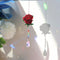 Angel Tears Diamond Sunburst Wind Chime Handmade Crystal Light Catching Pen