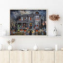 5D Full Round Drill Diamond Painting DIY Halloween House Kits Rhinestones C