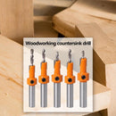 Woodworking Countersunk Drill Cone Drill Counterbore Drill Bit (5pcs/set) Newly