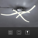 LED Ceiling Lamp 85-265V Forked Shaped Curved Modern Lamp (Warm Light 3LED)