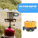 Split Type Stove Adapter Auto-off Gas Tank Adapter for Outdoor Camping Hiking
