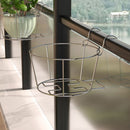 Steel Railings Planter Pot Stand Balcony Guardrail Hanging Flower Pot Rack