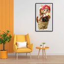 5D DIY Diamond Painting Cat Full Round Drill Mosaic Art Picture Rhinestone
