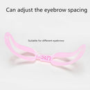 4 Styles Cosmetics Eyebrow Shaper Kit Eyebrow Stencil Thrush Card Grooming