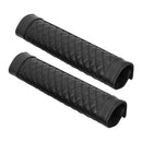 2pcs Car Safety Seat Belt Covers PU Leather Shoulder Protection Pad (Black)
