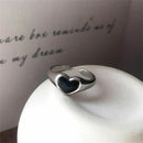 for Women Girl Heart Ring Index Finger Rings Opening Design Ring Love Ring