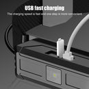 Mini Rechargeable 3LED + COB Headlamp Waterproof Outdoor Fishing Headlight Newly