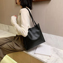 Casual PU Women Crossbody Bag Female Solid Color Large Capacity Shoulder Handbag