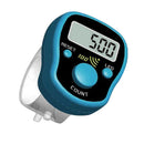 Mini Stitch Marker Row Finger Counter LCD Digital Hand Tally Tools (Green)