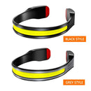 COB LED Headlight Portable 500LM Headlamps Torch for Camping Hiking (Black)