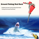 Automatic Spring Fishing Rod Holder Rack Adjustable Foldable Pole Stand Bracket