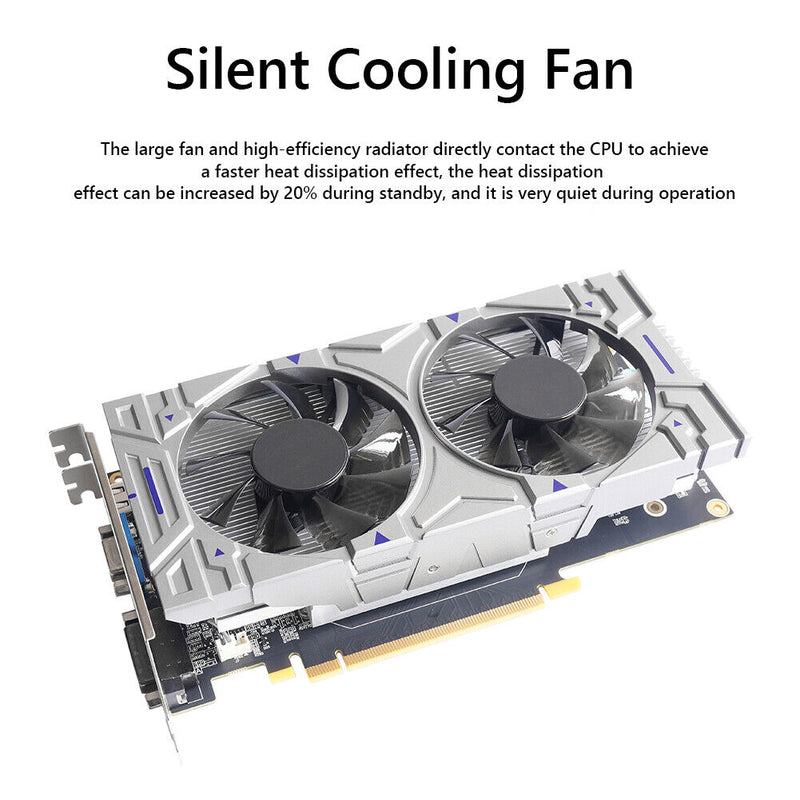 GTX550Ti 128bit GDDR5 NVIDIA PCIe 2.0 Desktop Computer Graphic Card (4GB) Newly