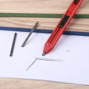 1 Carpenter Pencils with 6 Refills Scriber Marker Pen for Woodworking (A) Newly