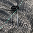 50pcs Garden Peg U-Shape Garden Staple Garden Ground Nail Film Pegs (15cm) Newly