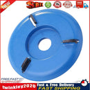 3 Teeth Plane Wood Carving Disc Polishing Grinding Tool Milling Cutter Newly