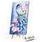 Blue Peacock Oil Paint By Numbers Kits DIY Handpainted on Canvas Wall Unframed
