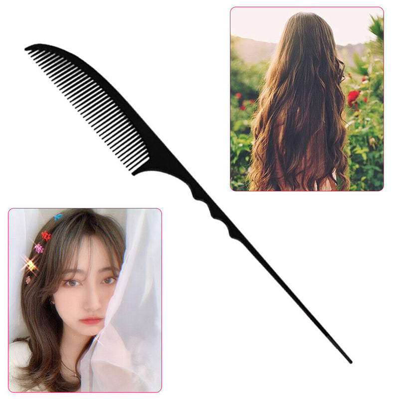 Plastic Arc Fine-tooth Pin Hairdressing Haircut Hair Styling Rat Sharp Tail
