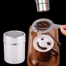 Stainless Steel Sprinkle Cocoa Sugar Flour Sifter Coffee Powder Duster Tool