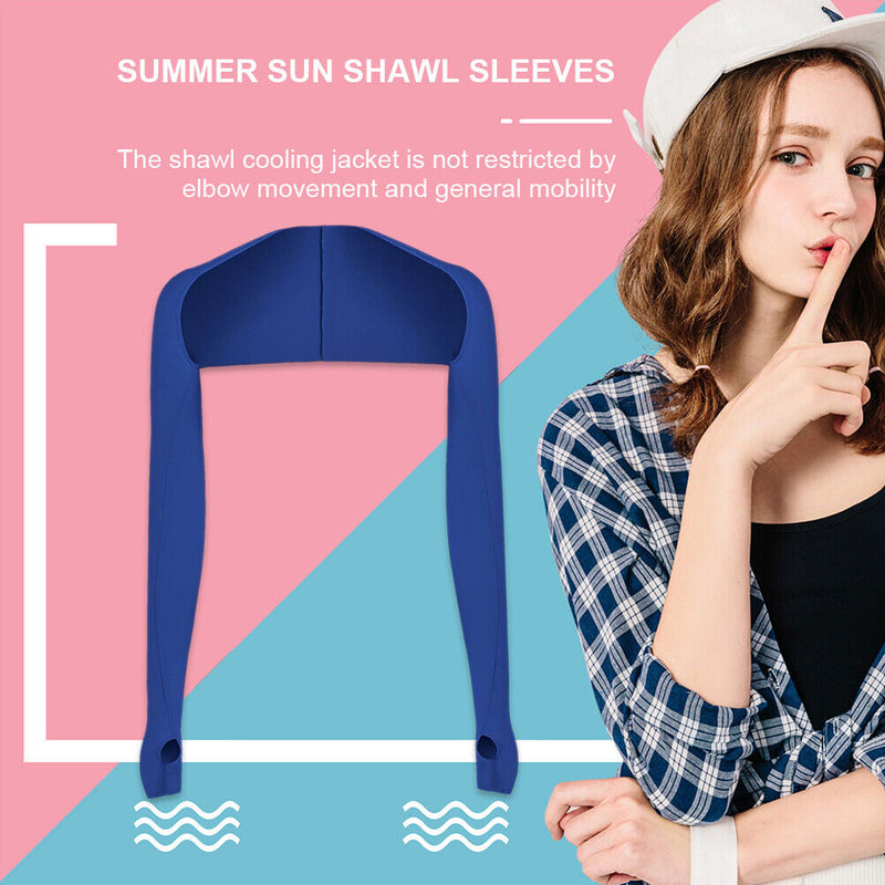 Women Golf Shawl Cuff Ice Silk Sunscreen Summer UV Protection Outdoor Arm Sle