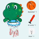 Baby Kids Basketball Hoops Set Indoor Basketball Backboard Toys (Dinosaur)