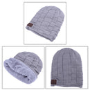 Wireless Bluetooth-compatible Music Beanie Hat Mega Bass Headphone Headset(