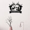 Metal Deer Family Hanging Art Craft Outdoor Garden Decoration Household Sup