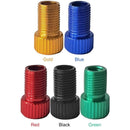 MTB Bike Valve Converter Bicycle Presta to Schrader Valve Adapter (Black)