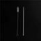 Wedding Transparent Reusable Clean Brush Glass Straws Straight Bent Plastic Box